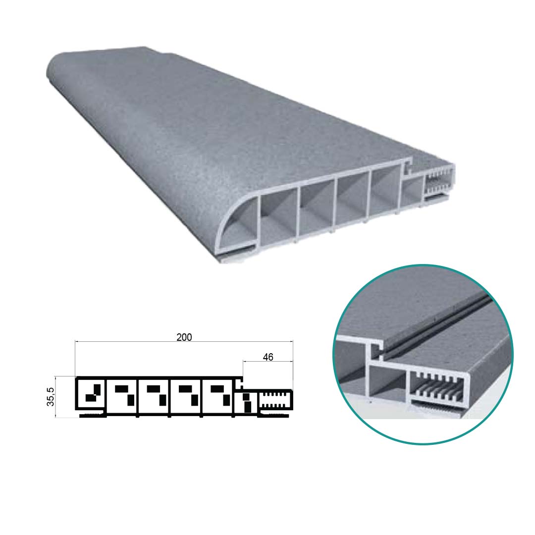 20'lik Oval Kompozit Kapı Kasası